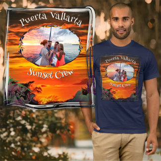 Puerto Vallarta Sunset Crew 2584 T-Shirt