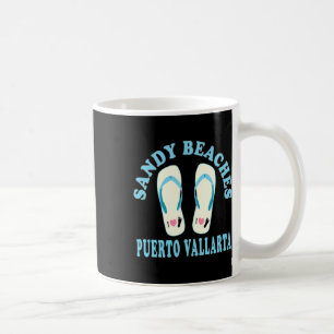 Puerto Vallarta Vacation Sandy Beaches I Heart Fli Coffee Mug