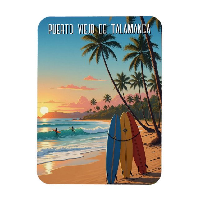Puerto Viejo de Talamanca Costa Rica Travel Magnet (Vertical)