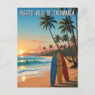 Puerto Viejo de Talamanca Costa Rica Travel Postcard