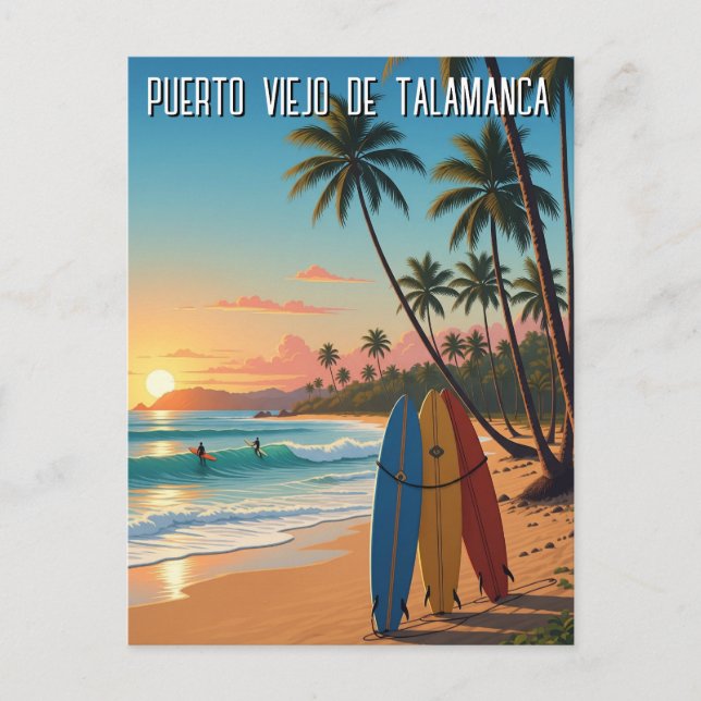 Puerto Viejo de Talamanca Costa Rica Travel Postcard (Front)