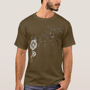 Puff Ball Animal Trash Panda Racoon Dandelion T-Shirt