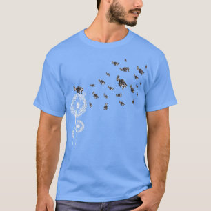 Puff Ball Animal Trash Panda Racoon Dandelion T-Shirt