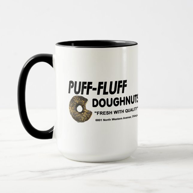 Puff─Fluff Doughnuts, Chicago Mug (Left)