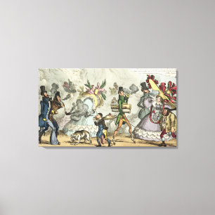 Puff, Puff, It is an Age of Puffing, Puff, Puff, P Canvas Print
