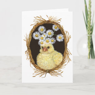 Puff the peep greeting card