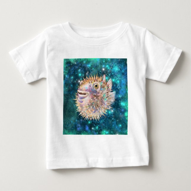 Puffer Fish Baby T-Shirt (Front)