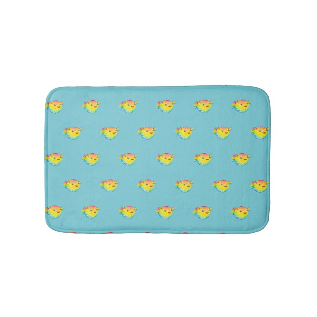 Puffer fish bath mat (Front)