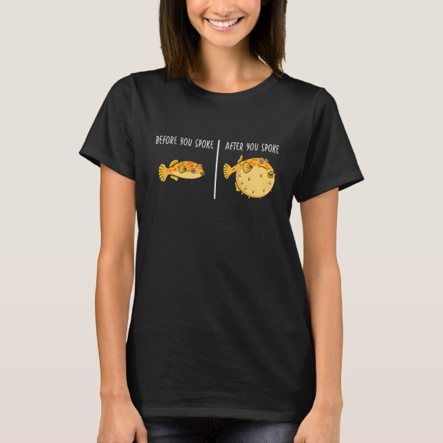 Puffer Fish  Blowfish  Puffer Fish T-Shirt (Front)