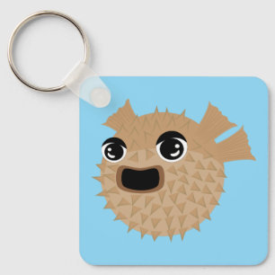 Puffer Fish Key Ring