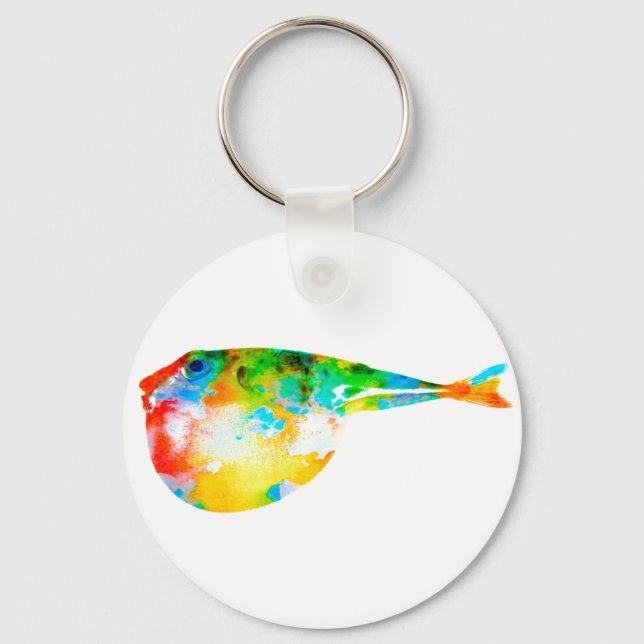 Puffer Fish Key Ring (Front)