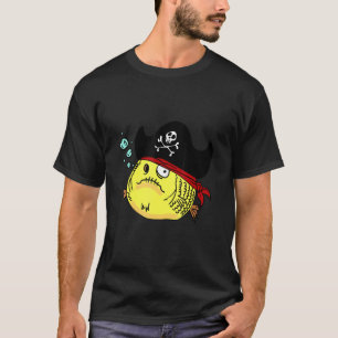 Puffer Fish Pirate Buccaneer Sea T-Shirt