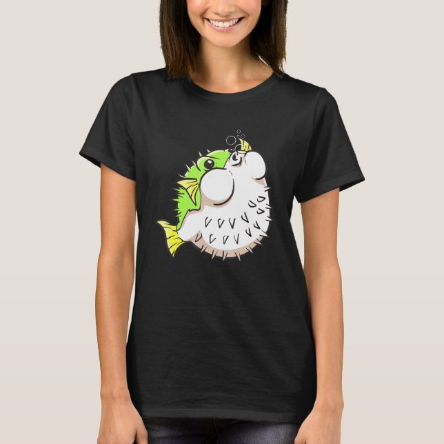 Puffer Fish Pufferfish Blowfish Balloonfish T-Shirt (Front)