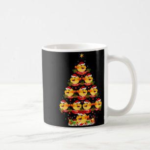 Puffer Fish Xmas Lighting Santa Puffer Fish Christ Coffee Mug