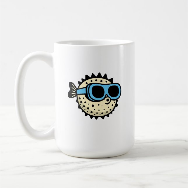 Pufferfish Coffee Mug (Left)