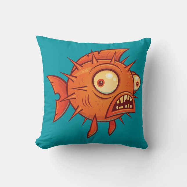 Pufferfish Cushion (Front)