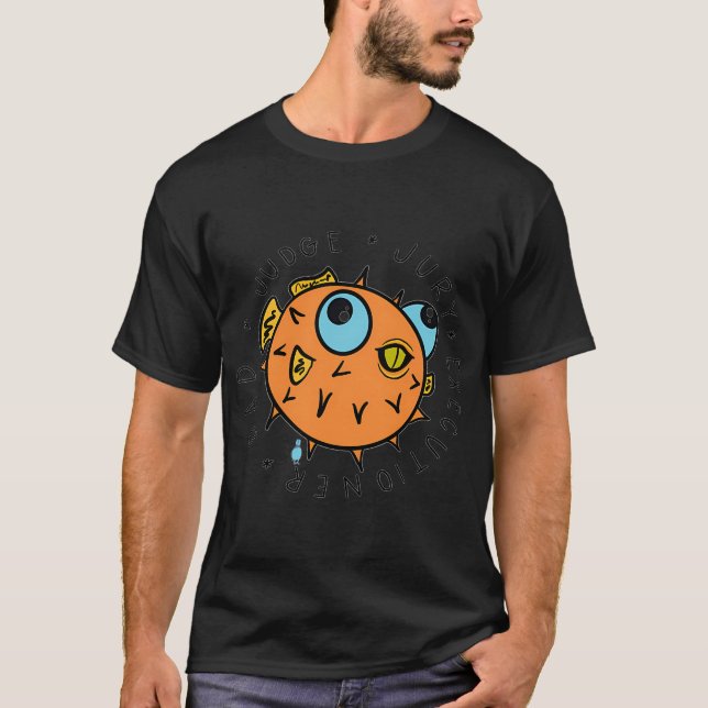 Pufferfish Man T-Shirt (Front)