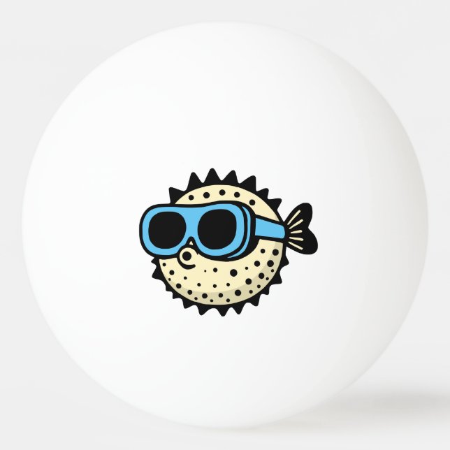 Pufferfish Ping Pong Ball (Front)