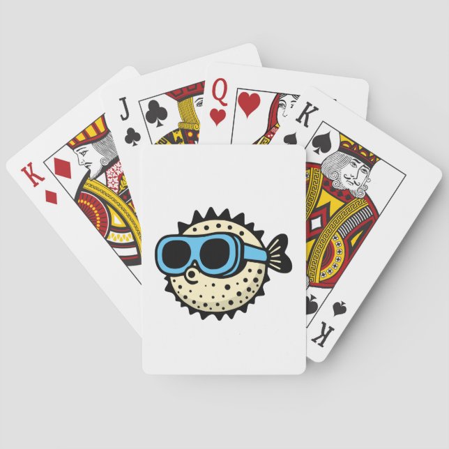 Pufferfish Playing Cards (Back)