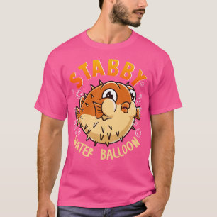 Pufferfish Stabby Water Balloon T-Shirt