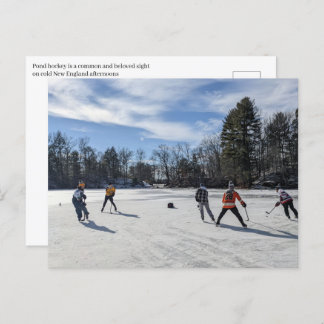 Puffers Pond Hockey Postcard