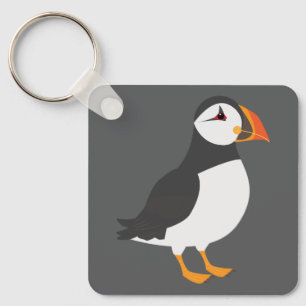 Puffin Bird Key Ring