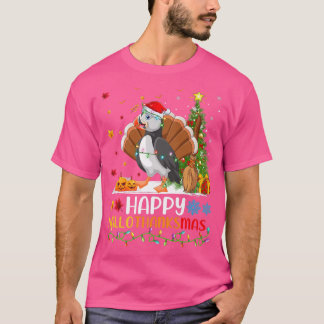 Puffin Bird Lover Funny Happy Puffin HelloThanksMa T-Shirt
