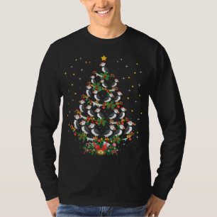 Puffin Bird Lover Xmas Santa Hat Puffin Christmas  T-Shirt