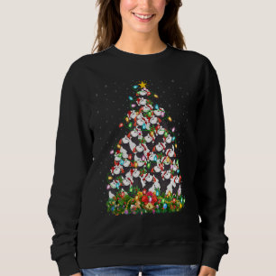 Puffin Bird   Xmas Lights Santa Puffin Christmas T Sweatshirt