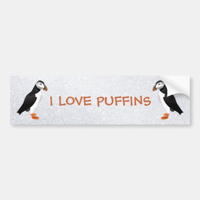 puffin bumper sticker (Front)
