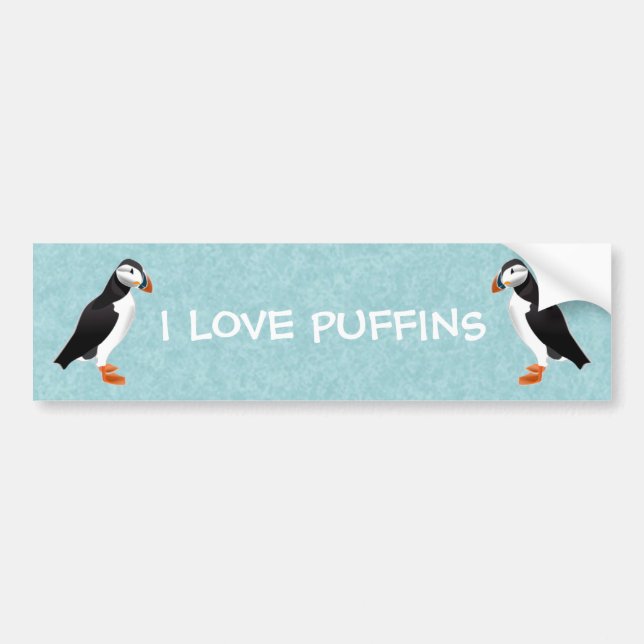 puffin bumper sticker (Front)
