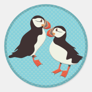 Puffin Classic Round Sticker
