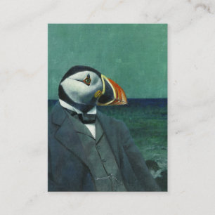 Puffin Gentleman ACEO business Card