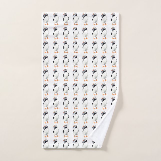 Puffin hand towel (Hand Towel)