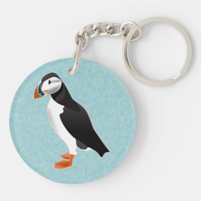 puffin key ring (Back)