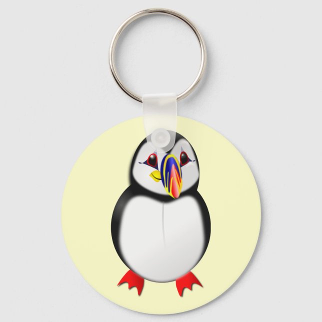 Puffin Key Ring (Front)