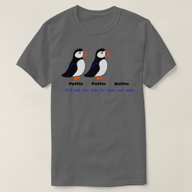 Puffin Nuffin T-Shirt (Design Front)