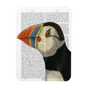 Puffin Portrait Magnet
