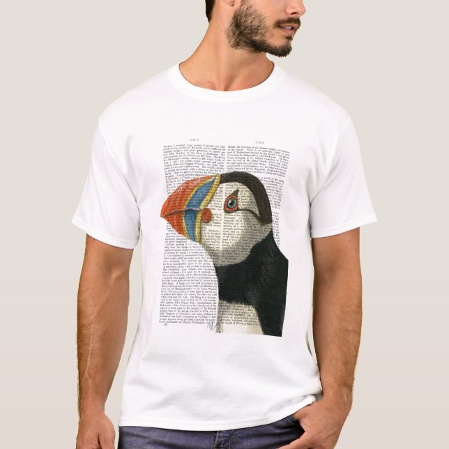 Puffin Portrait T-Shirt (Front)