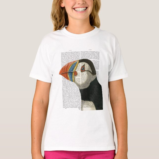 Puffin Portrait T-Shirt (Front)