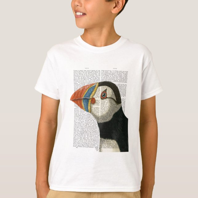 Puffin Portrait T-Shirt (Front)