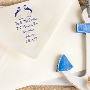Puffin Return Address Self-inking Stamp