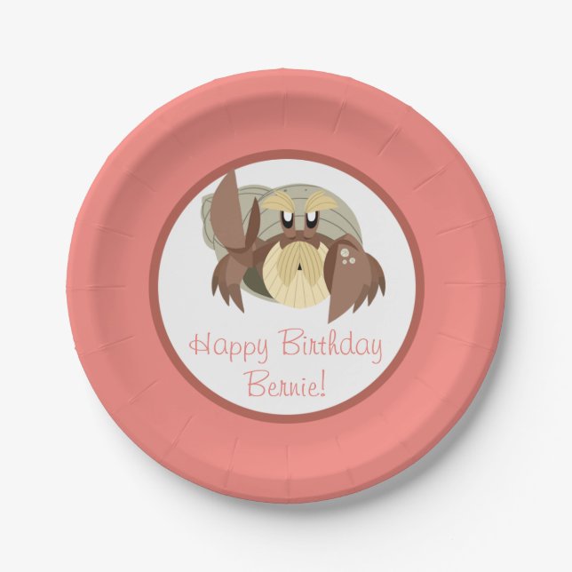 Puffin Rock Party Plate - Bernie (Front)