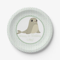 Puffin Rock Party Plate - Silky