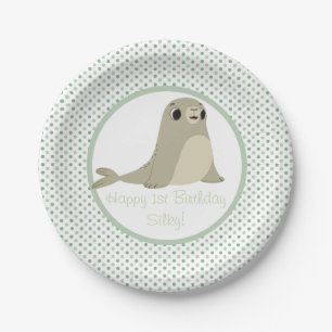 Puffin Rock Party Plate - Silky