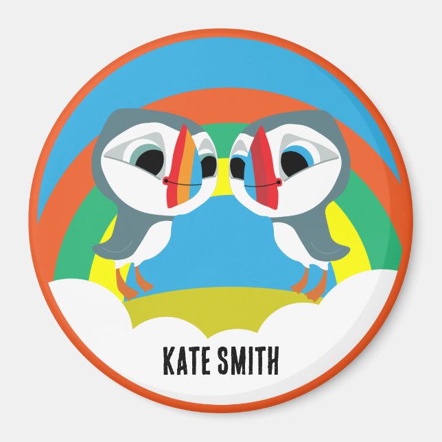 Puffin Rocks Magnet (Front)