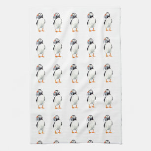 Puffin Tea towel