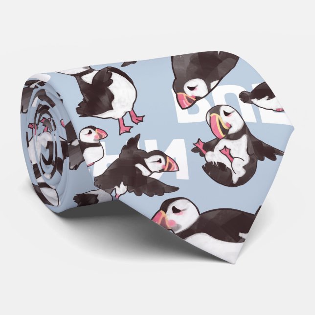 Puffin Tie (Rolled)