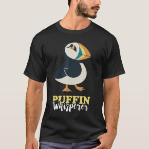 Puffin Whisperer Iceland Animal Sea Parrot Seabird T-Shirt