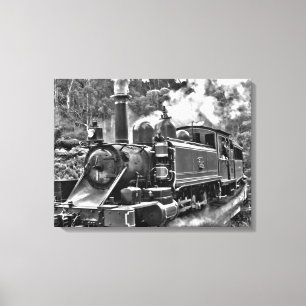 Puffing Billy Old Fashioned Steam Train Canvas Print